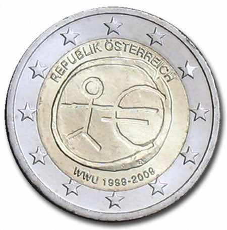 Ausztria 2 € E.M.U. 2009
