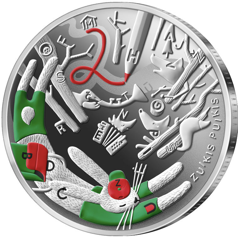 Litvánia 5 € Tales from my child Silver Proof 2022