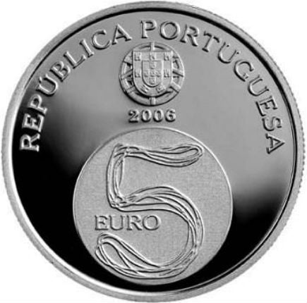 Portugália 5 € Alcobaça kolostor 2006