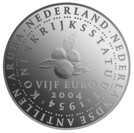 Hollandia 5 € A Királyság 2004. évi alapszabályának 50 éve