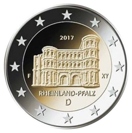 Németország 2 € Porta Nigra 2017