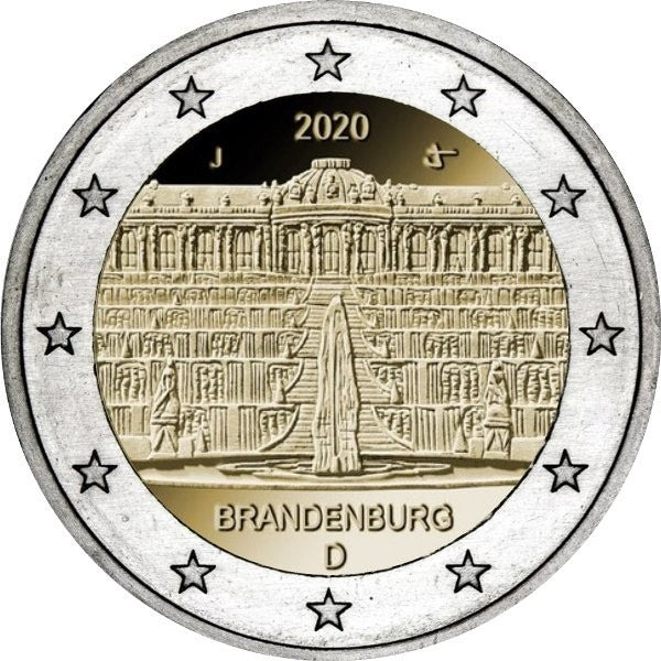 Németország 2 € Brandenburg 2020