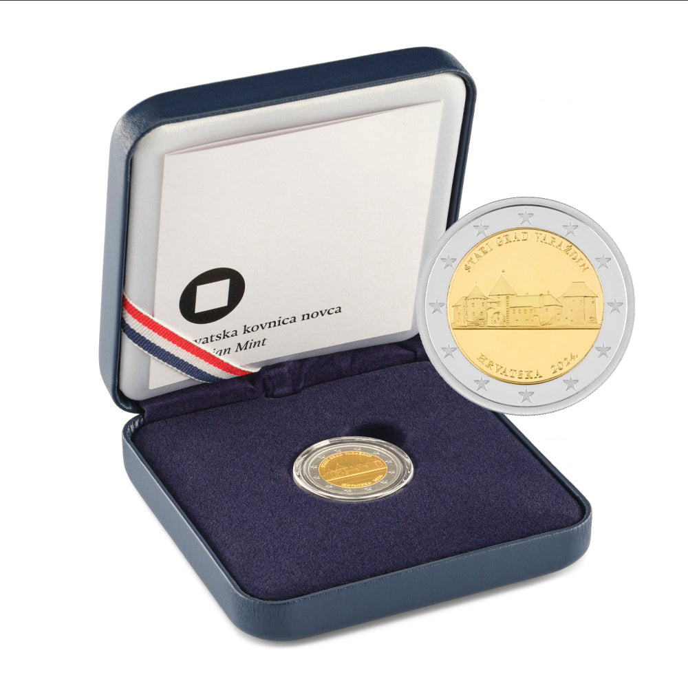 Horvátország 2 € Varazdin óvárosa 2024 Proof