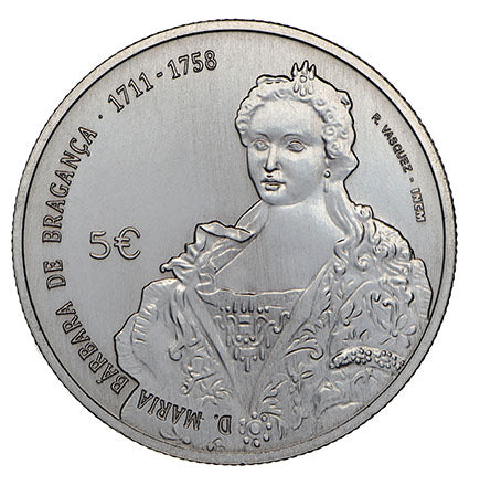 Portugália 5 € Maria Bárbara 2017