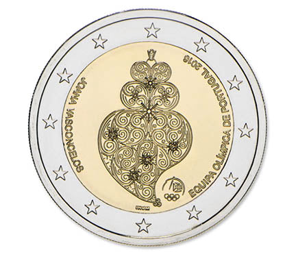 Portugália 2 € olimpiai csapat 2016 BNC (megfigyelések)