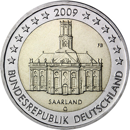 Németország 2 € Saarland 2009