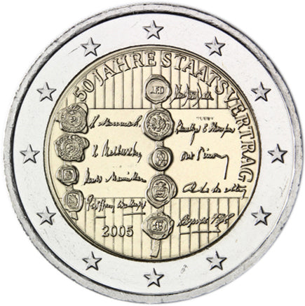 Ausztria 2 € 50 éves osztrák szerződés, 2005