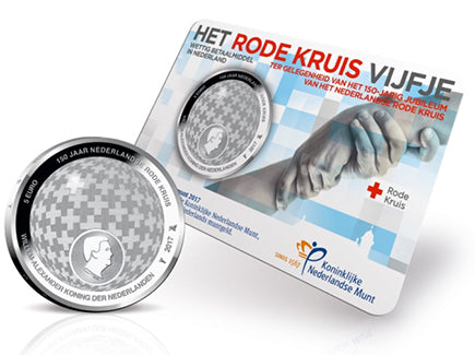 Hollandia 5 €, 150 éves a Holland Vöröskereszt 2017