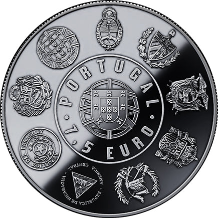 Portugália 7,50 € Proof Silver Wood 2017