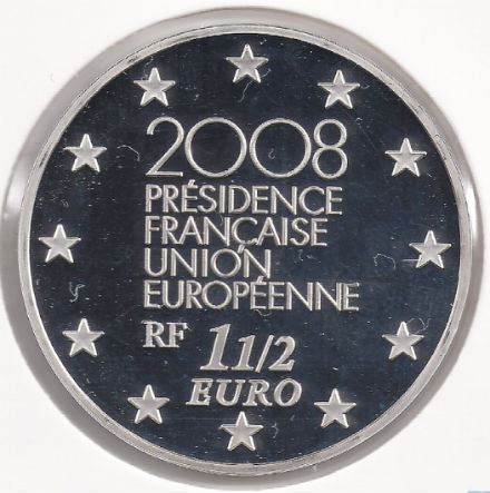 Franciaország 1,50 € Az Európai Unió elnöksége 2008