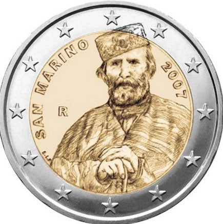 San Marino 2 € 2007 – Garibaldi