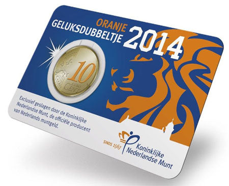 Hollandia 10 színes cent 2014