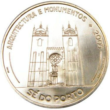 Portugália 10 € Portói katedrális, 2005