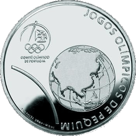 Portugália 2,50 € J.O. Peking 2008