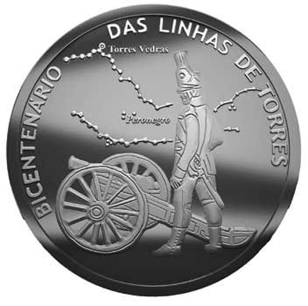 Portugália 2,50 € A Torres vonalak 200 éve 2010