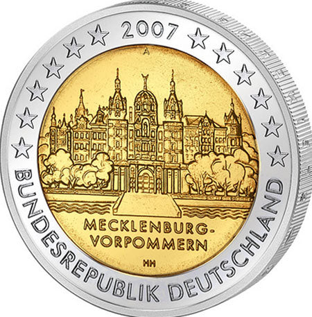 Németország 2 € Mecklenburg Vorpommern 2007