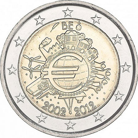 Belgium 2 € 10 éves Euro 2012