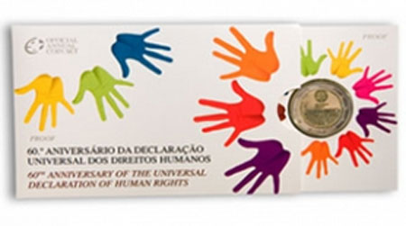 Portugália 2 € Az Emberi Jogok Nyilatkozatának 60. évfordulója, 2008.