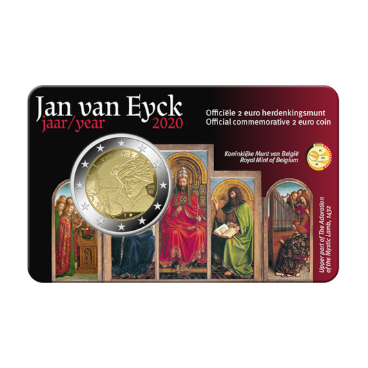 Belgium 2 € 2020 Jan Van Eyck
