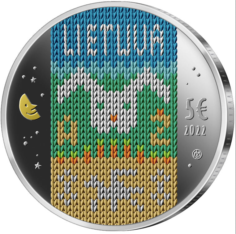 Litvánia 5 € Tales from my child Silver Proof 2022