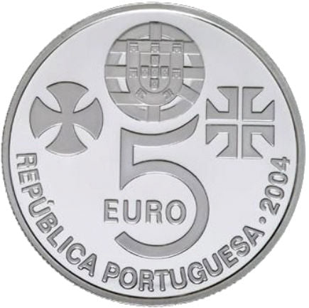 Portugália 5 € Krisztus tomári kolostora 2004