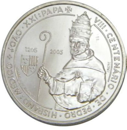 Portugália 5 € XXI. János pápa 2005