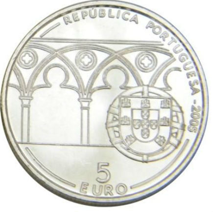 Portugália 5 € XXI. János pápa 2005