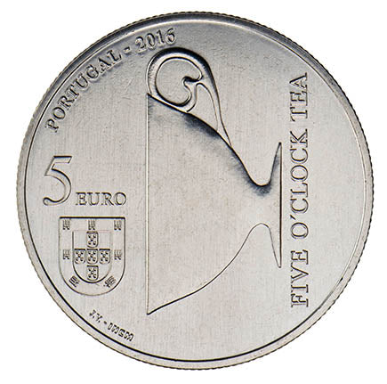 Portugália 5 € Catarina de Bragança 2016