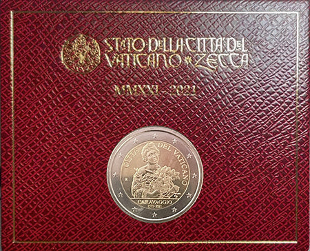 Vatikán 2 € Caravaggio 2021