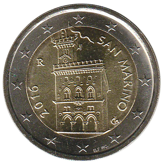 San Marino 2 € 2016 Aktuális – COINCARD