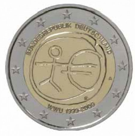 Németország 2 € E.M.U. 2009 (5 betű)