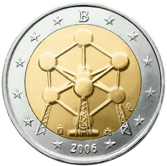 Belgium 2 € Atomo 2006