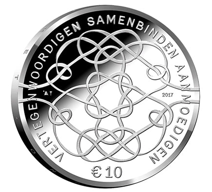 Hollandia 10 €, Williem Alexander 50 éve 2017