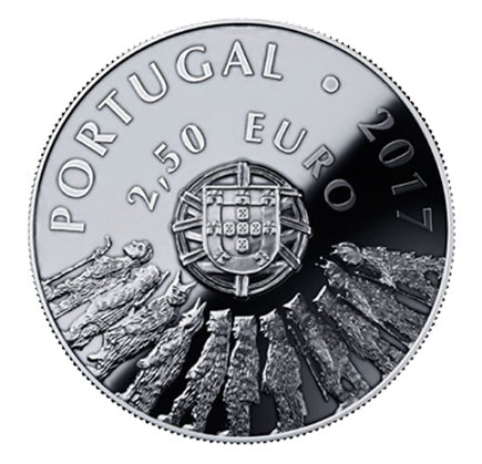 Portugália 2,5 € Caretos Trás-os-Montes Silver Proof 2017
