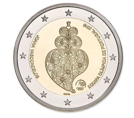 Portugália 2€ Olimpiai Csapat 2016 Proof