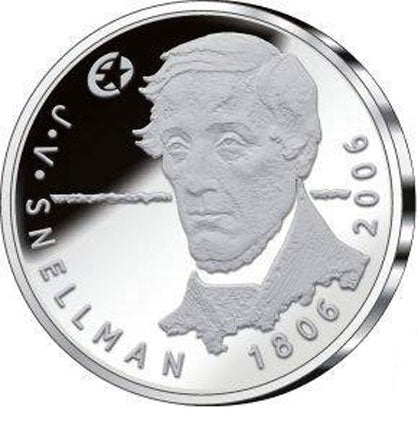 Finnország 10 € J. V. Snellman 2006