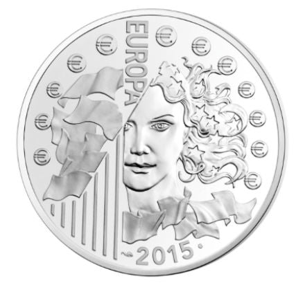 Franciaország 10 €, 70 év békéje Európában 2015