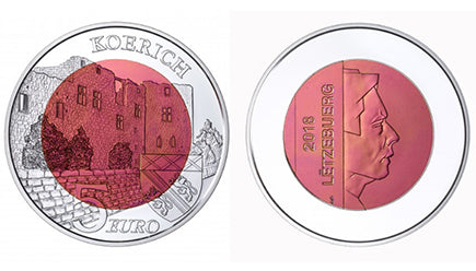 Luxemburg 5 € Koerich Castle NioB 2018