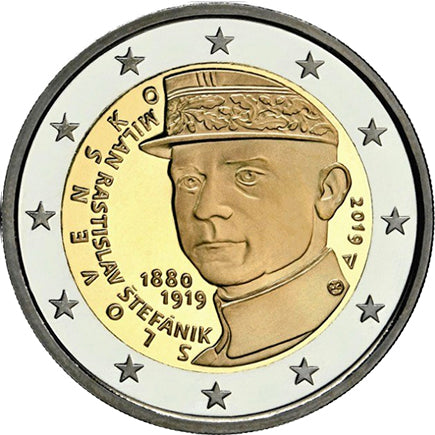 Szlovákia 2 € Milan Stefanik 2019