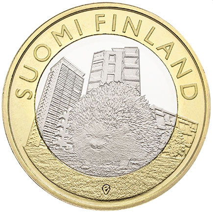 Finnország 5 € Uusimaa Porcupine 2015